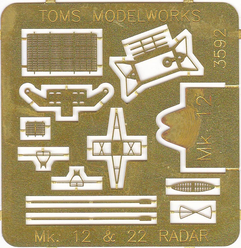 #3592 USN Mk 12 radar antenna